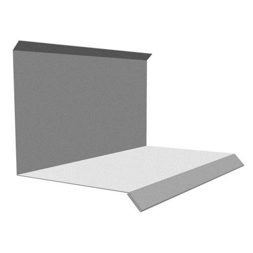 Preview: Wandanschluss Typ 3 - 2 m - 100 x 110 mm - 0,50 mm - 185 g/m² Alu-Zink-Legierung